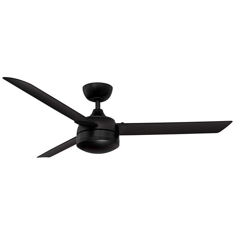Image 4 56" Fanimation Xeno Black Wet Rated LED Ceiling Fan with Remote more views