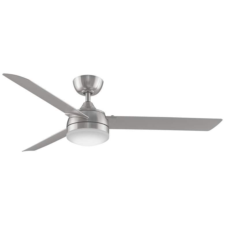 Image 2 56" Fanimation Xeno Brushed Nickel Damp LED Ceiling Fan with Remote