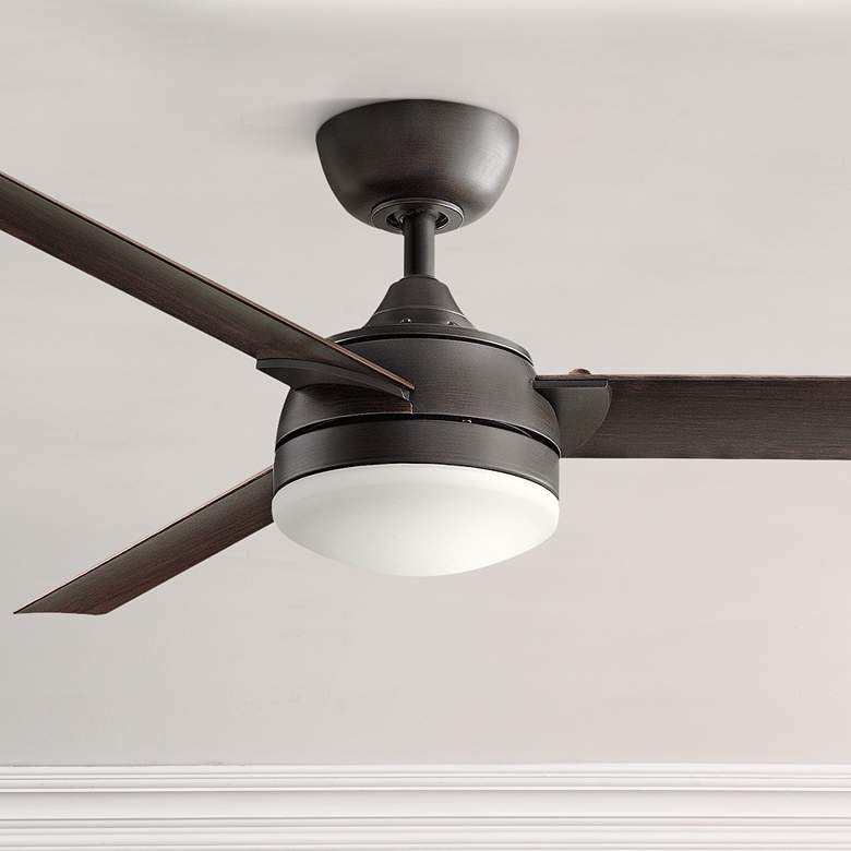 Image 1 56 inch Fanimation Xeno Dark Bronze LED Ceiling Fan