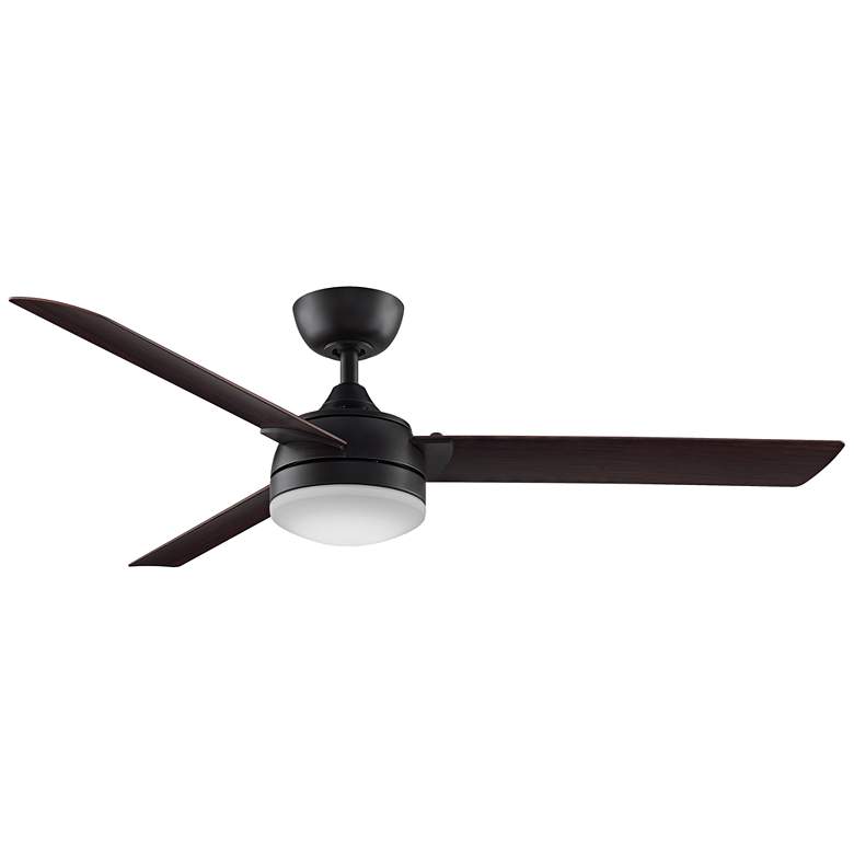 Image 2 56 inch Fanimation Xeno Dark Bronze Wet Rated LED Ceiling Fan with Remote