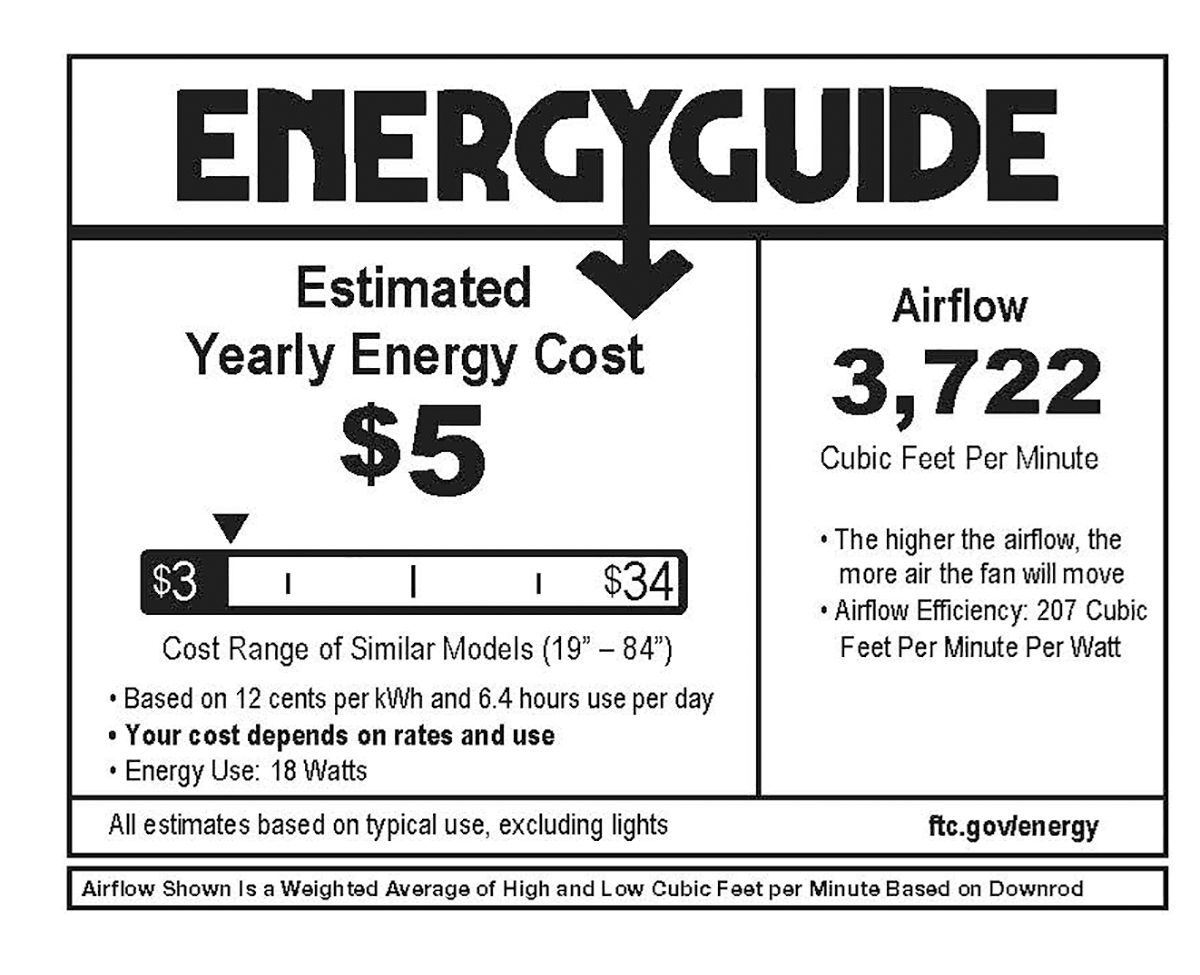 56" Hampton Heritage Brass LED Smart Ceiling Fan with Remote