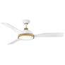 1_56" Hinkley Alba Matte White LED Smart Ceiling Fan