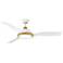 56" Hinkley Alba Matte White LED Smart Ceiling Fan