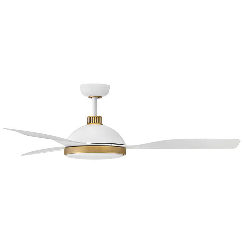 Image 3 56" Hinkley Alba Matte White LED Smart Ceiling Fan more views
