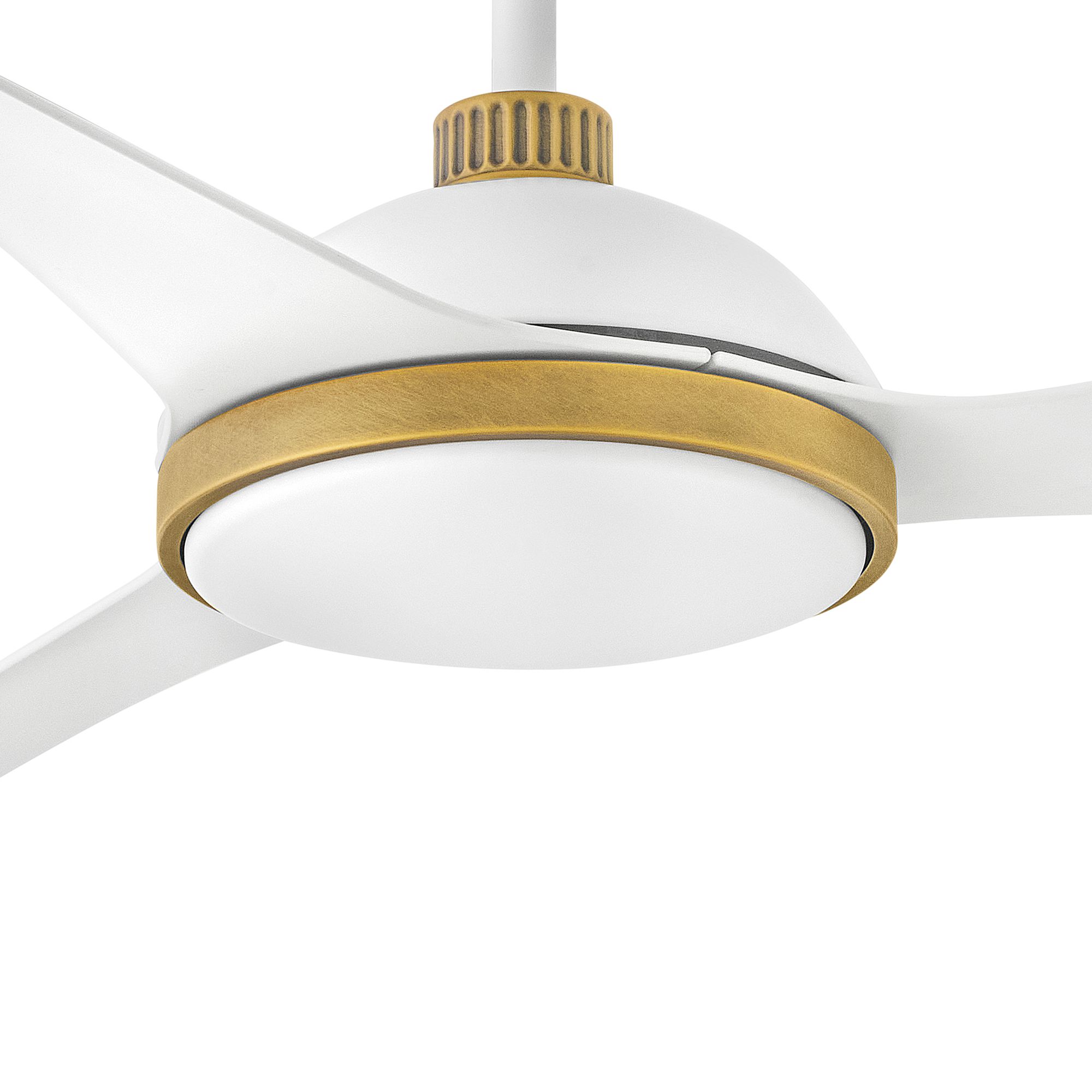 56" Hinkley Alba Matte White LED Smart Ceiling Fan