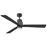 1_56" Hinkley Atticus Matte Black Finish 3-Blade LED Smart Ceiling Fan