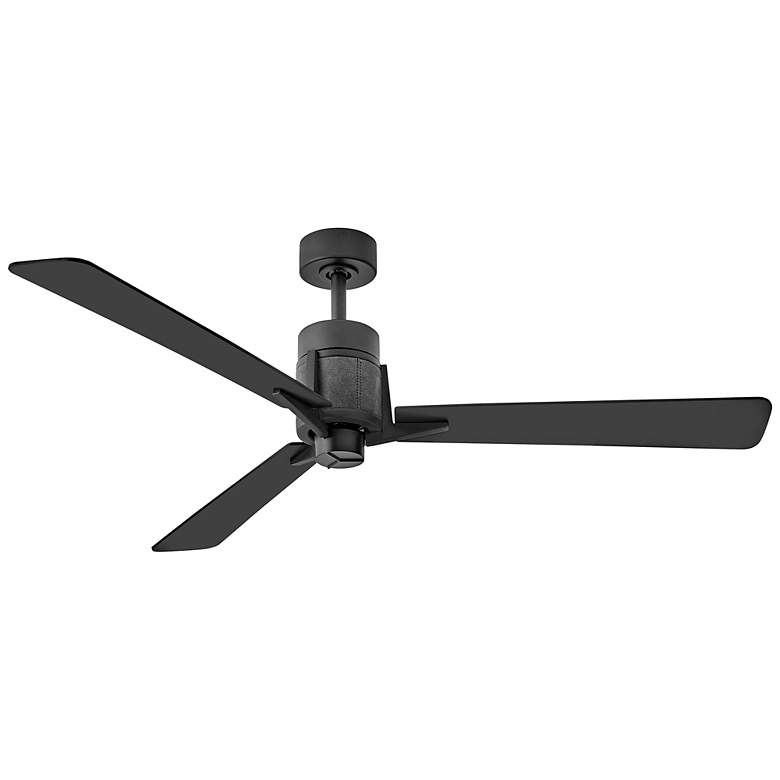 Image 2 56" Hinkley Atticus Matte Black Finish 3-Blade LED Smart Ceiling Fan more views