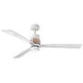 1_56" Hinkley Atticus Matte White Finish 3-Blade LED Smart Ceiling Fan