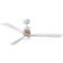 56" Hinkley Atticus Matte White Finish 3-Blade LED Smart Ceiling Fan
