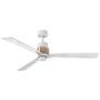 2_56" Hinkley Atticus Matte White Finish 3-Blade LED Smart Ceiling Fan more views