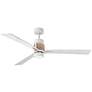 4_56" Hinkley Atticus Matte White Finish 3-Blade LED Smart Ceiling Fan more views