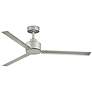 56" Hinkley Indy Brushed Nickel Wet Rated Fan with Wall Control