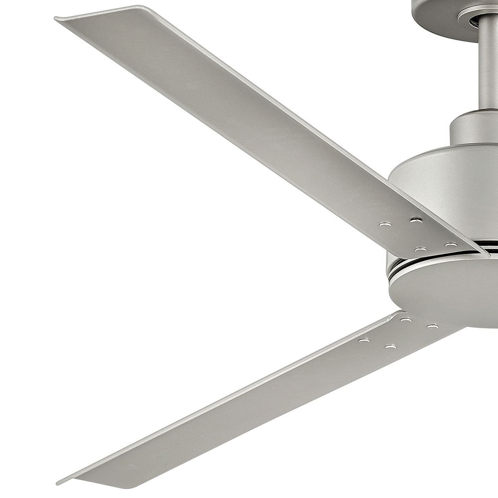 56" Hinkley Indy Brushed Nickel Wet Rated Fan with Wall Control