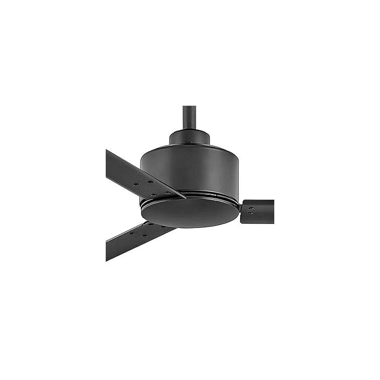 Image 3 56" Hinkley Indy Matte Black Wet Ceiling Fan with Wall Control more views