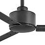 56" Hinkley Indy Matte Black Wet Ceiling Fan with Wall Control
