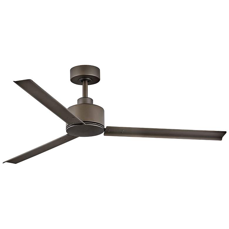 Image 2 56" Hinkley Indy Metallic Matte Bronze Wet Rated Fan with Wall Control