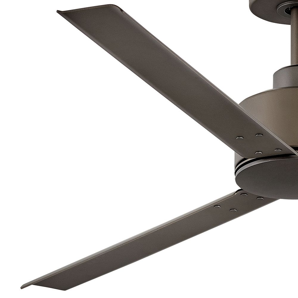 56" Hinkley Indy Metallic Matte Bronze Wet Rated Fan with Wall Control