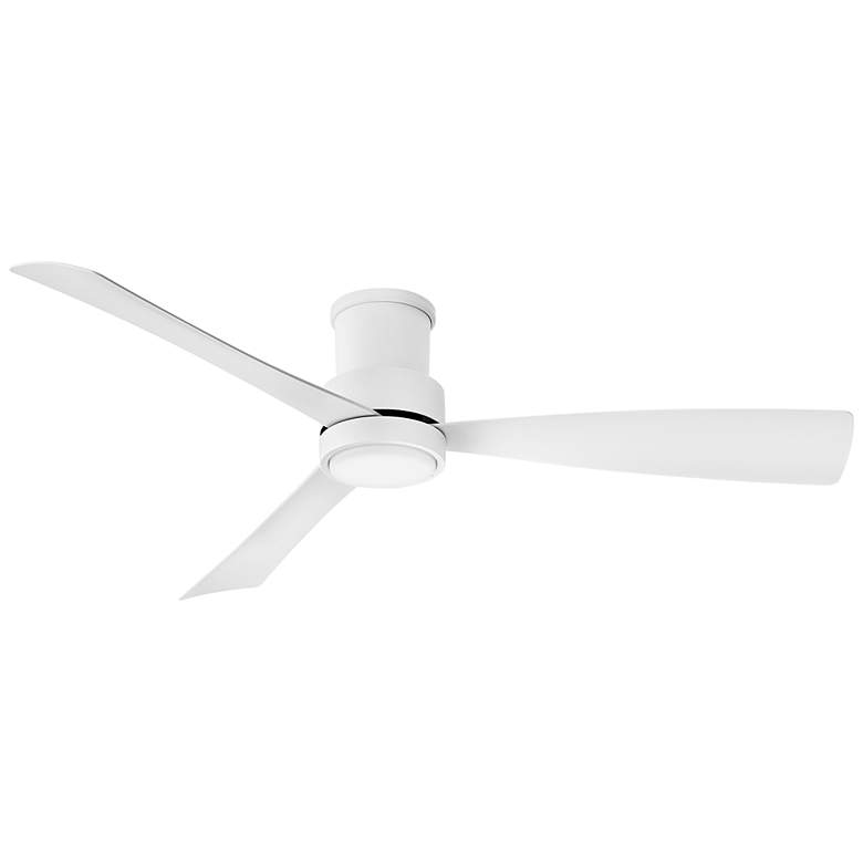 Image 4 56" Hinkley Iver Matte White 3-Blade LED Smart Ceiling Fan more views