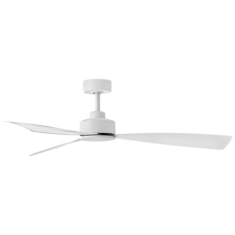 Image 6 56" Hinkley Iver Matte White 3-Blade LED Smart Ceiling Fan more views