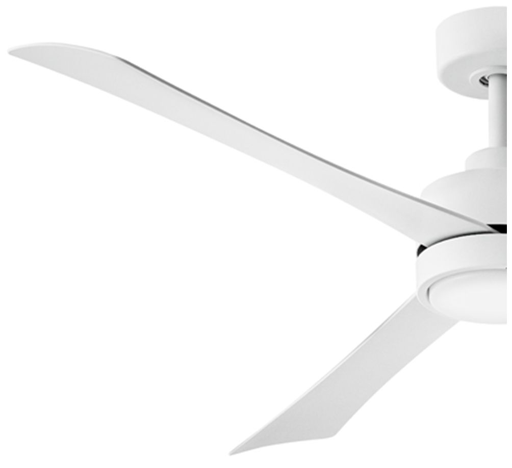 56" Hinkley Iver Matte White LED Smart Ceiling Fan