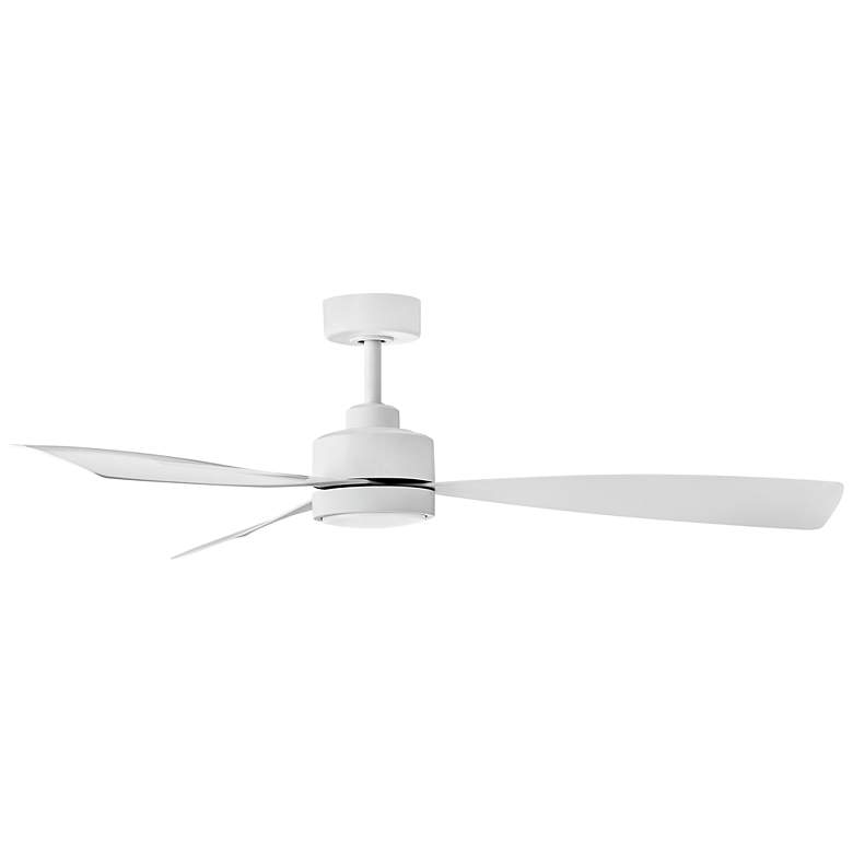 Image 6 56" Hinkley Iver Matte White LED Smart Ceiling Fan more views