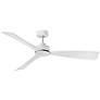 7_56" Hinkley Iver Matte White LED Smart Ceiling Fan more views