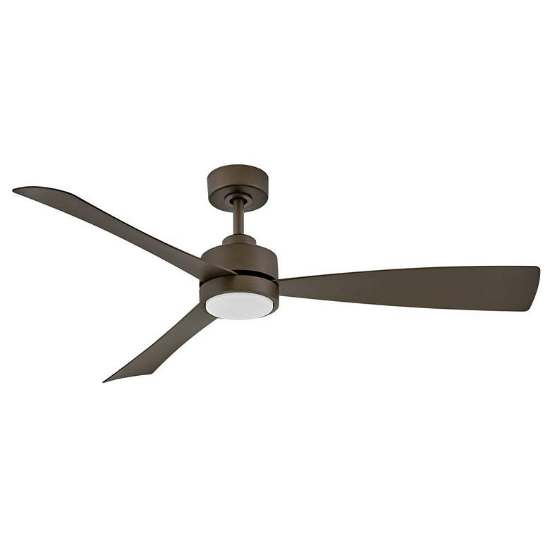 Image 1 56" Hinkley Iver Metallic Matte Bronze 3-Blade LED Smart Ceiling Fan