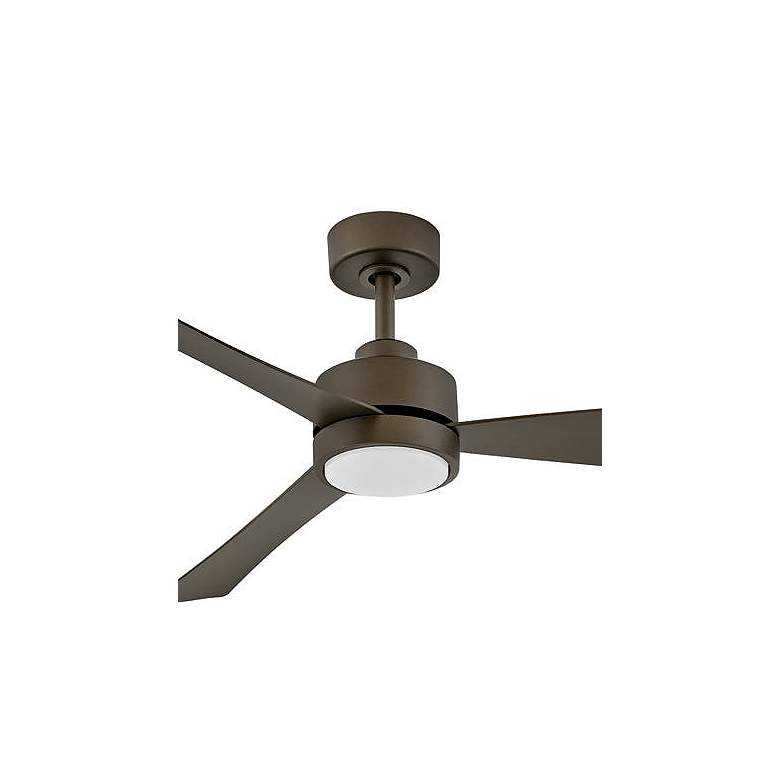 Image 2 56" Hinkley Iver Metallic Matte Bronze 3-Blade LED Smart Ceiling Fan more views