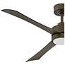 56" Hinkley Iver Metallic Matte Bronze 3-Blade LED Smart Ceiling Fan