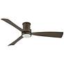 4_56" Hinkley Iver Metallic Matte Bronze 3-Blade LED Smart Ceiling Fan more views