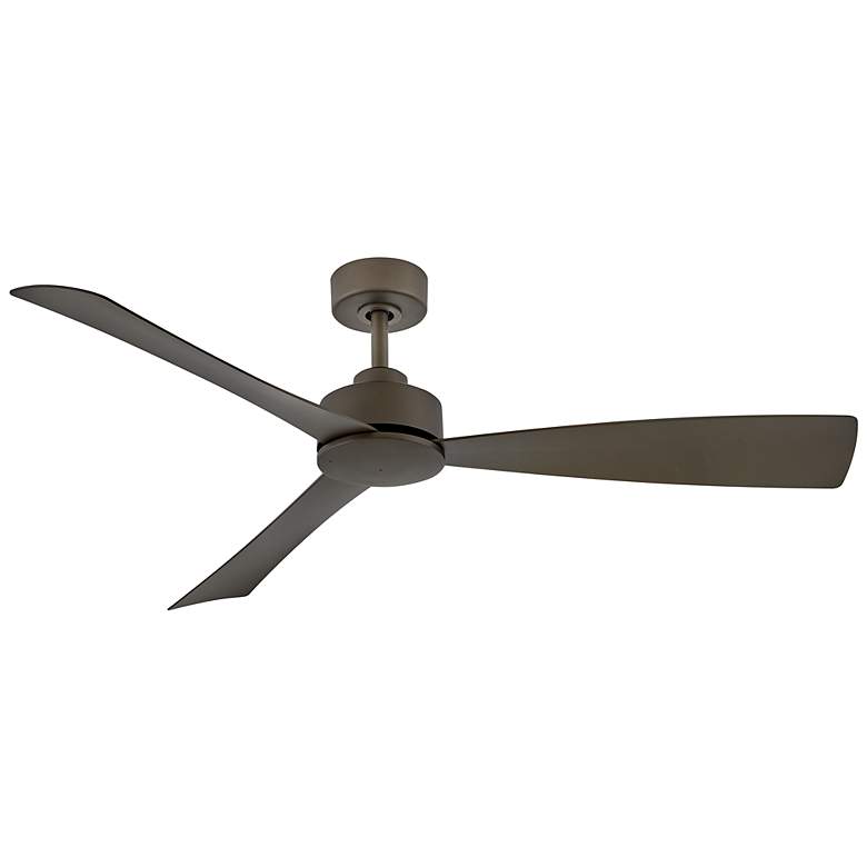 Image 7 56" Hinkley Iver Metallic Matte Bronze 3-Blade LED Smart Ceiling Fan more views