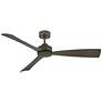 7_56" Hinkley Iver Metallic Matte Bronze 3-Blade LED Smart Ceiling Fan more views