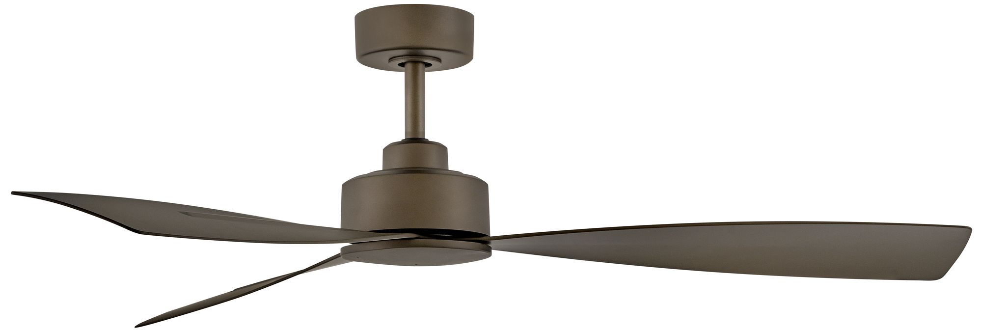 56" Hinkley Iver Metallic Matte Bronze 3-Blade LED Smart Ceiling Fan