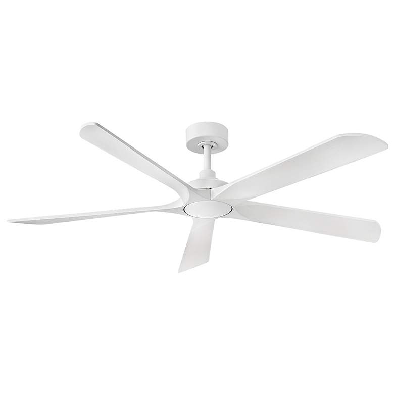 Image 2 56" Hinkley Layton Matte White LED Smart Ceiling Fan more views