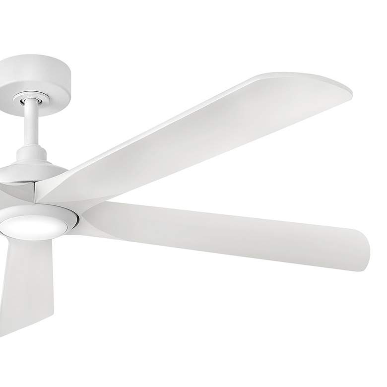 Image 4 56" Hinkley Layton Matte White LED Smart Ceiling Fan more views