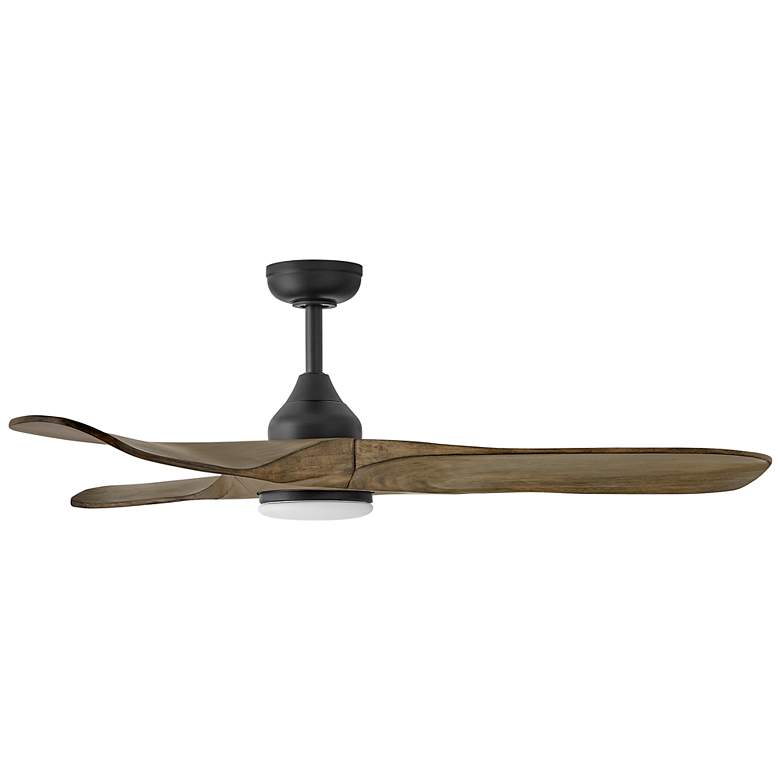 Image 5 56" Hinkley Swell Illuminated Black LED Smart Ceiling Fan more views