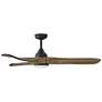 5_56" Hinkley Swell Illuminated Black LED Smart Ceiling Fan more views