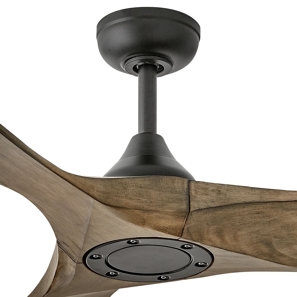 56" Hinkley Swell Illuminated Black LED Smart Ceiling Fan