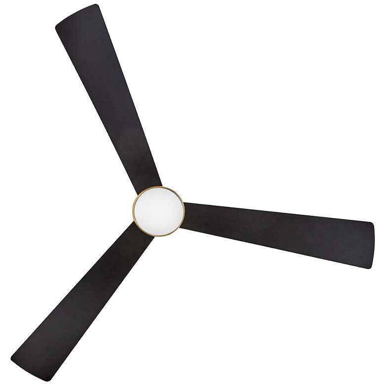 Image 6 56" Hinkley Una Heritage Brass 3-Blade LED Smart Ceiling Fan more views