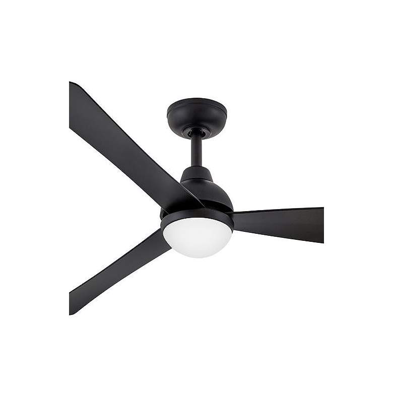 Image 2 56" Hinkley Una Matte Black 3-Blade LED Smart Ceiling Fan more views