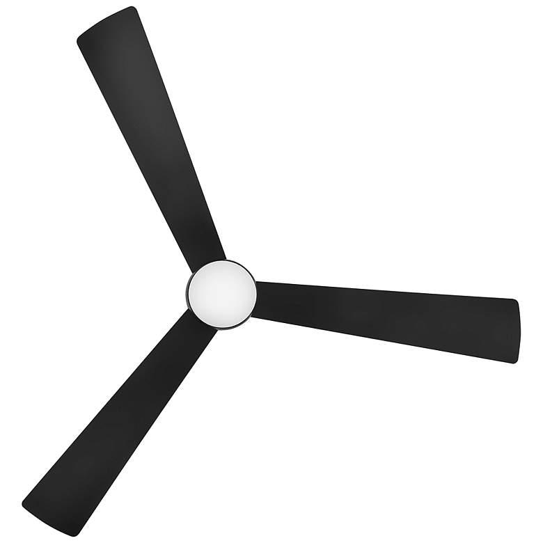 Image 6 56" Hinkley Una Matte Black 3-Blade LED Smart Ceiling Fan more views