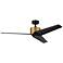 56" Kichler Almere Brushed Brass Ceiling Fan