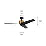 4_56" Kichler Almere Brushed Brass Ceiling Fan more views