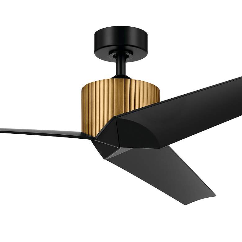 Image 6 56" Kichler Almere Brushed Brass Ceiling Fan more views