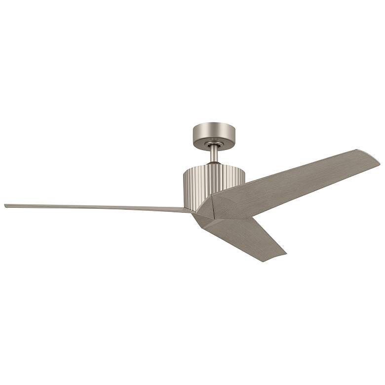 Image 1 56 inch Kichler Almere Brushed Nickel Indoor Ceiling Fan with Wall Control