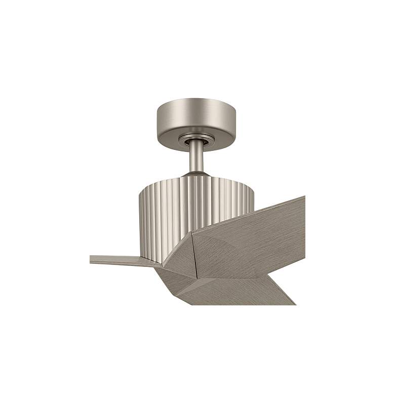 Image 2 56 inch Kichler Almere Brushed Nickel Indoor Ceiling Fan with Wall Control more views