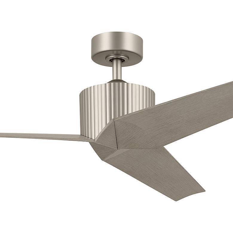 Image 4 56" Kichler Almere Brushed Nickel Indoor Ceiling Fan with Wall Control more views