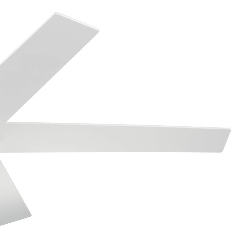 Image 7 56" Kichler Brahm Matte White LED Modern Ceiling Fan with Remote more views