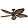 56" Kichler Nani Satin Bronze Leaf Blades Pull Chain Ceiling Fan
