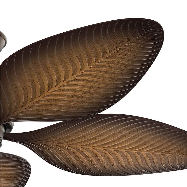 Image 6 56 inch Kichler Nani Satin Bronze Leaf Blades Pull Chain Ceiling Fan more views